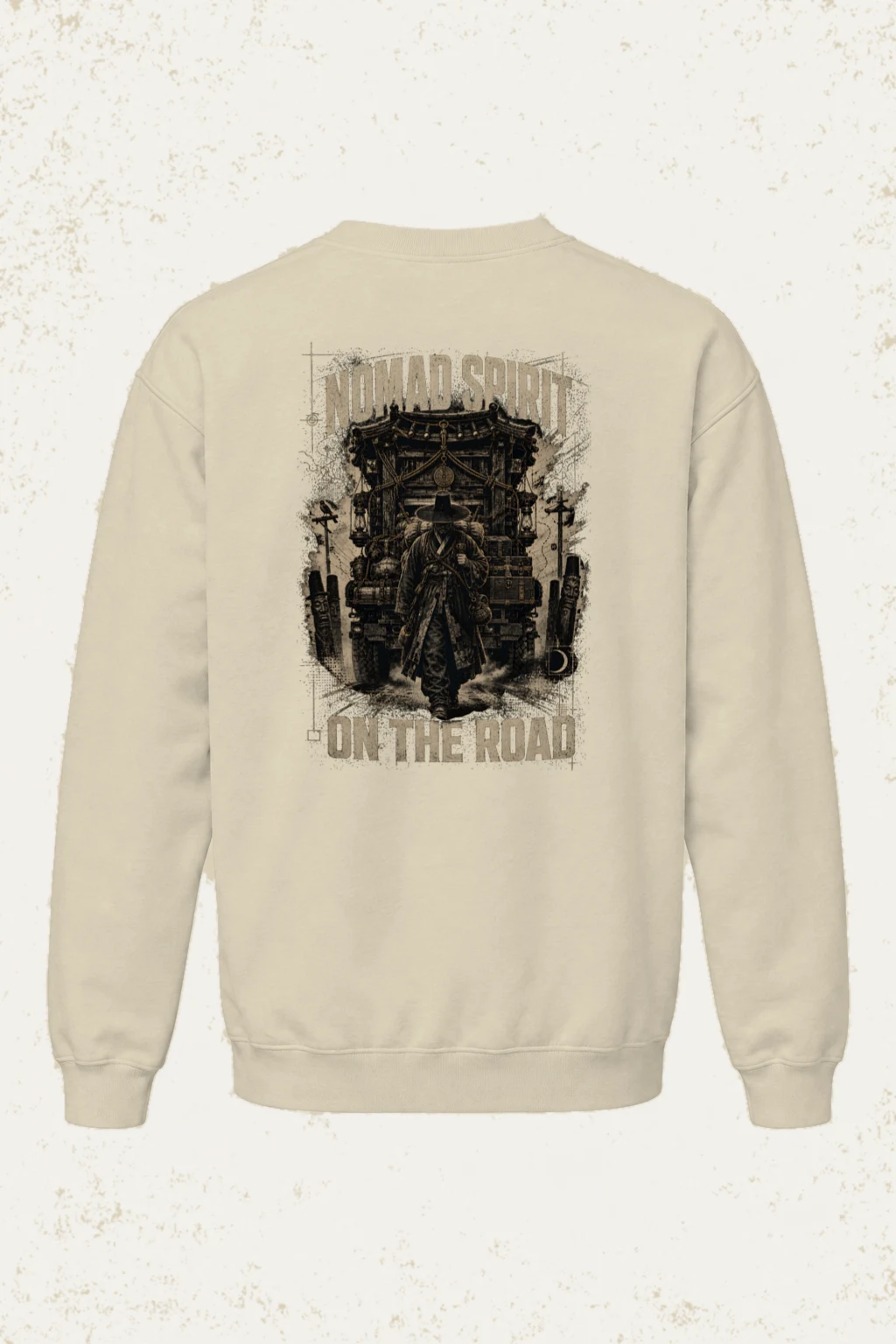"Nomad Spirit" Unisex Sponge Fleece Crewneck Sweatshirt | Bella + Canvas 3901