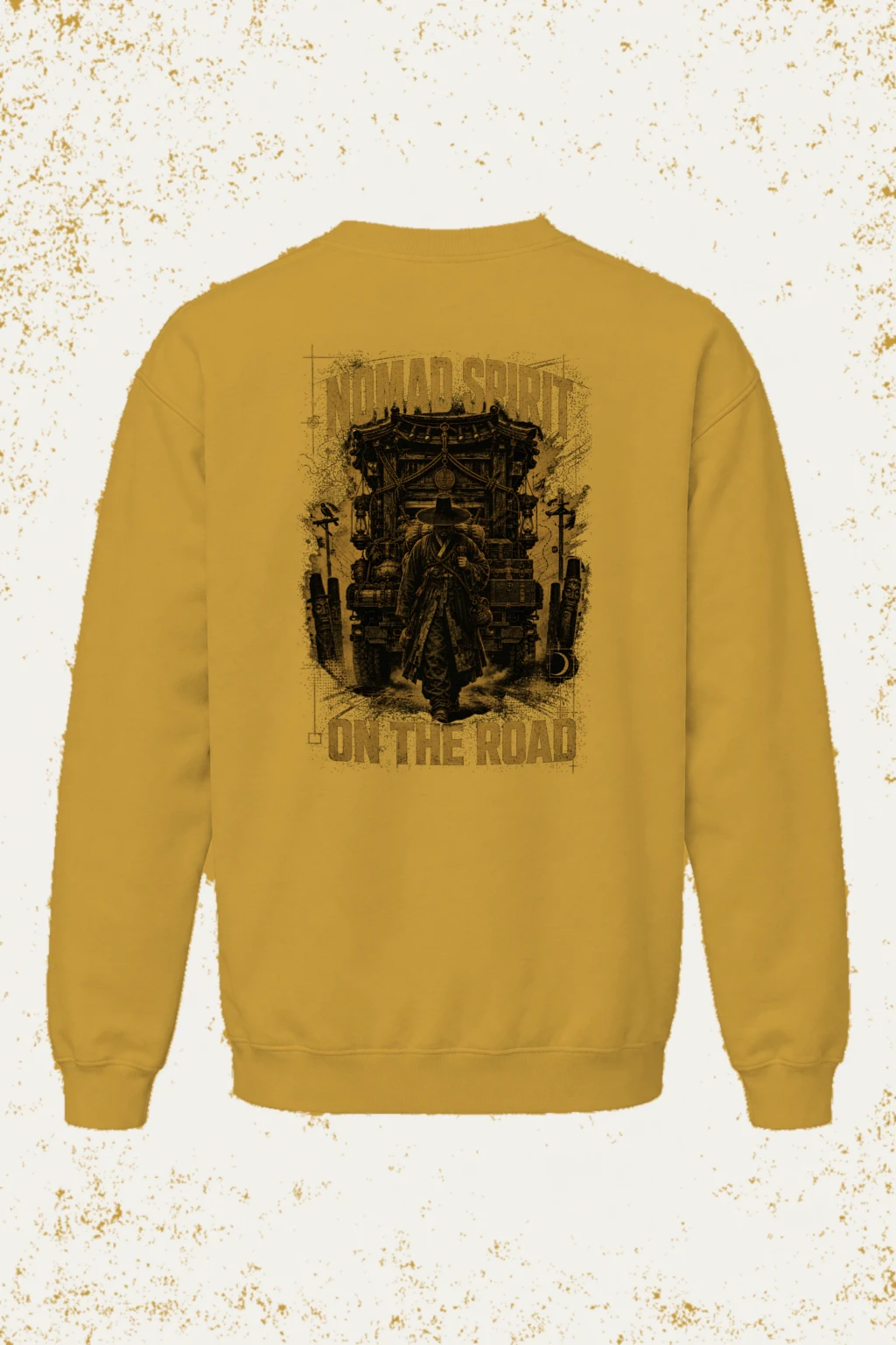 "Nomad Spirit" Unisex Sponge Fleece Crewneck Sweatshirt | Bella + Canvas 3901
