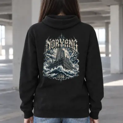 "Noryang 1598 · Admiral Yi Sun-sin 이순신" Heavy Blend Unisex Pullover Hoodie