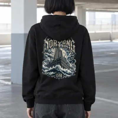 "Noryang 1598" Heavy Blend Unisex Pullover Hoodie