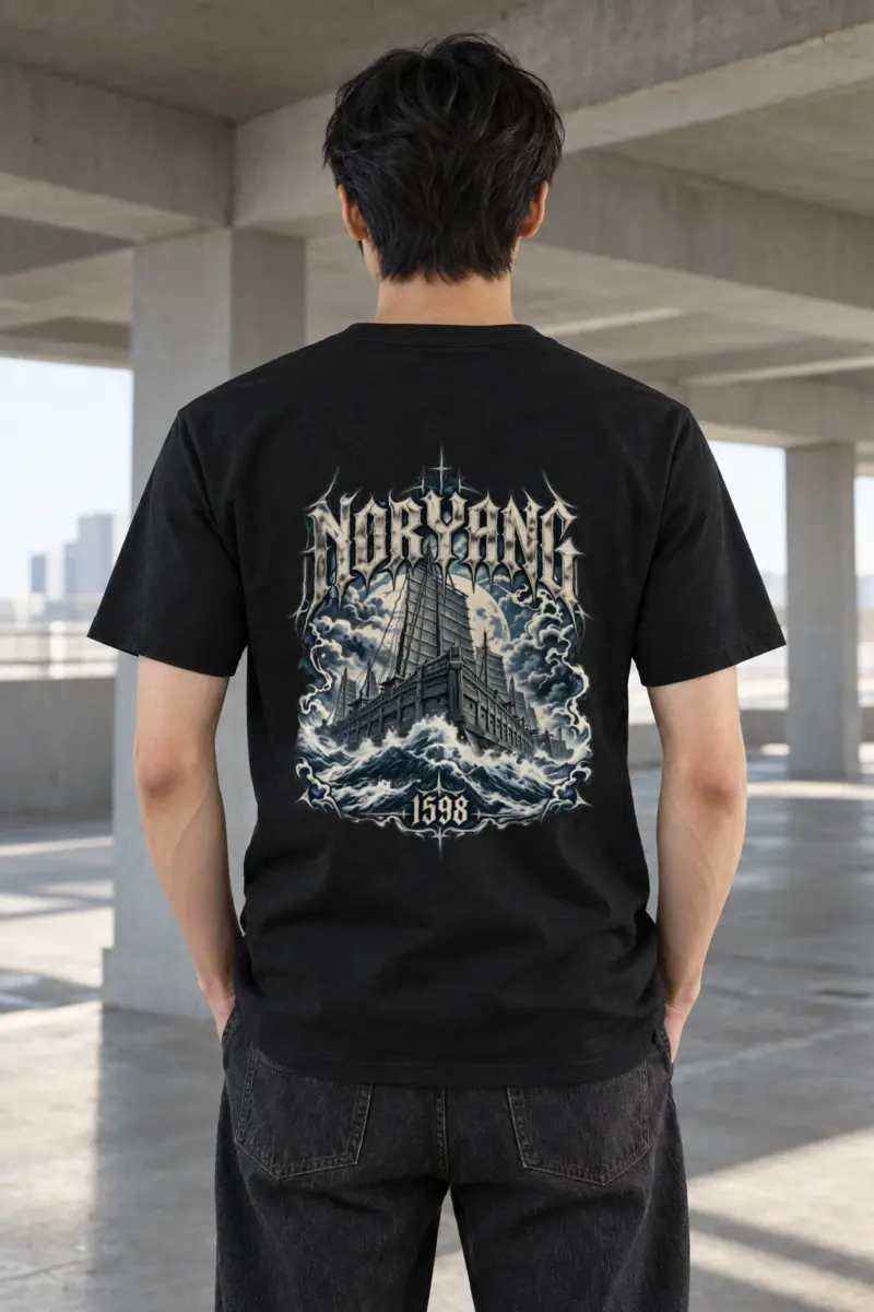 “Noryang 1598” Heavyweight Unisex Crewneck T-shirt