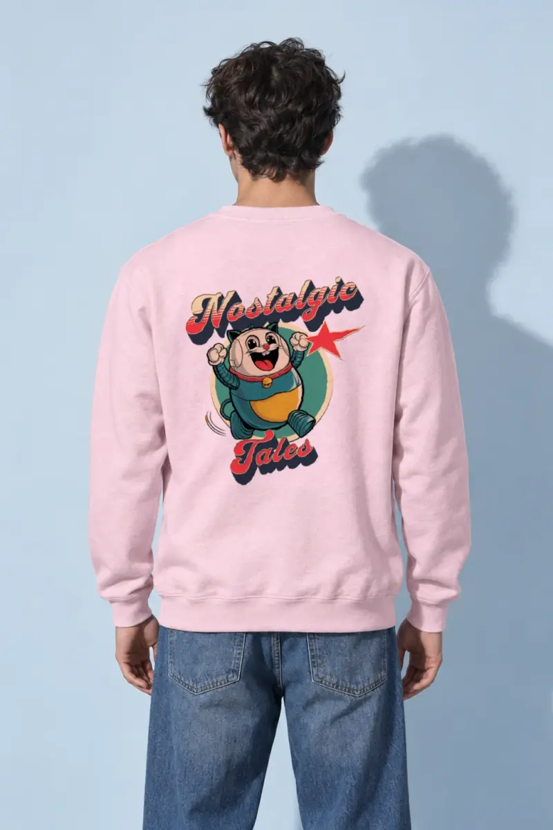 "Nostalgic Tales" Heavy Blend Unisex Crewneck Sweatshirt | Gildan 18000