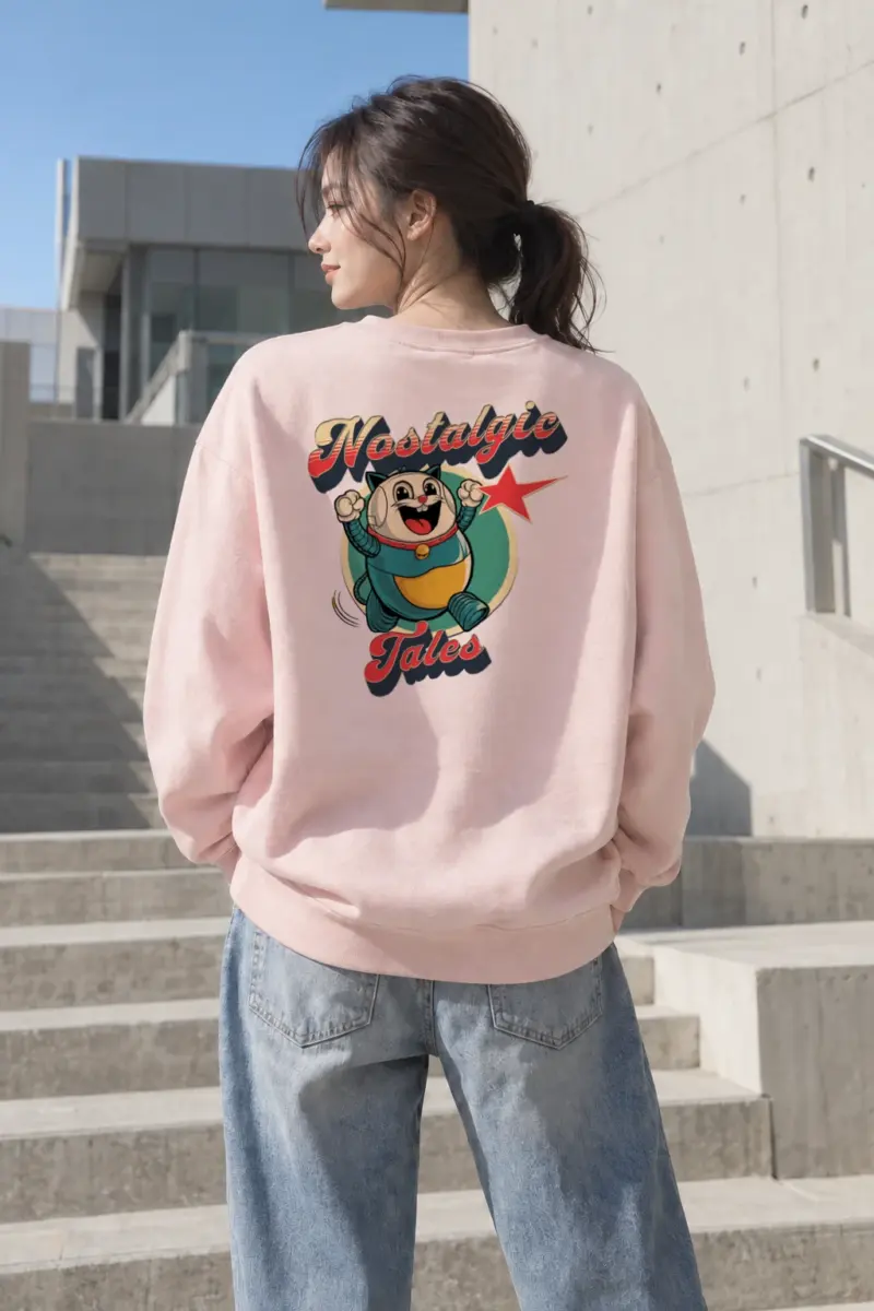 "Nostalgic Tales" Heavy Blend Unisex Crewneck Sweatshirt | Gildan 18000