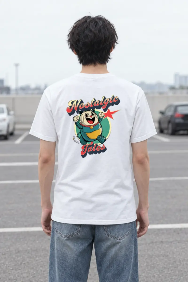 "Nostalgic Tales" Heavyweight Unisex Crewneck T-shirt