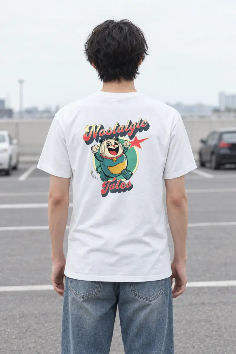 "Nostalgic Tales" Heavyweight Unisex Crewneck T-shirt
