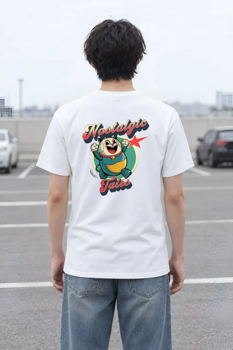 "Nostalgic Tales" Heavyweight Unisex Crewneck T-shirt