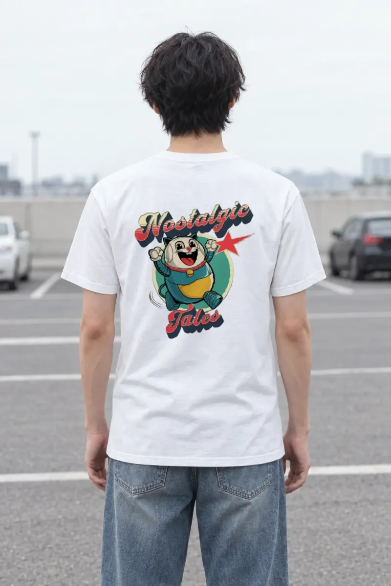 "Nostalgic Tales" Heavyweight Unisex Crewneck T-shirt