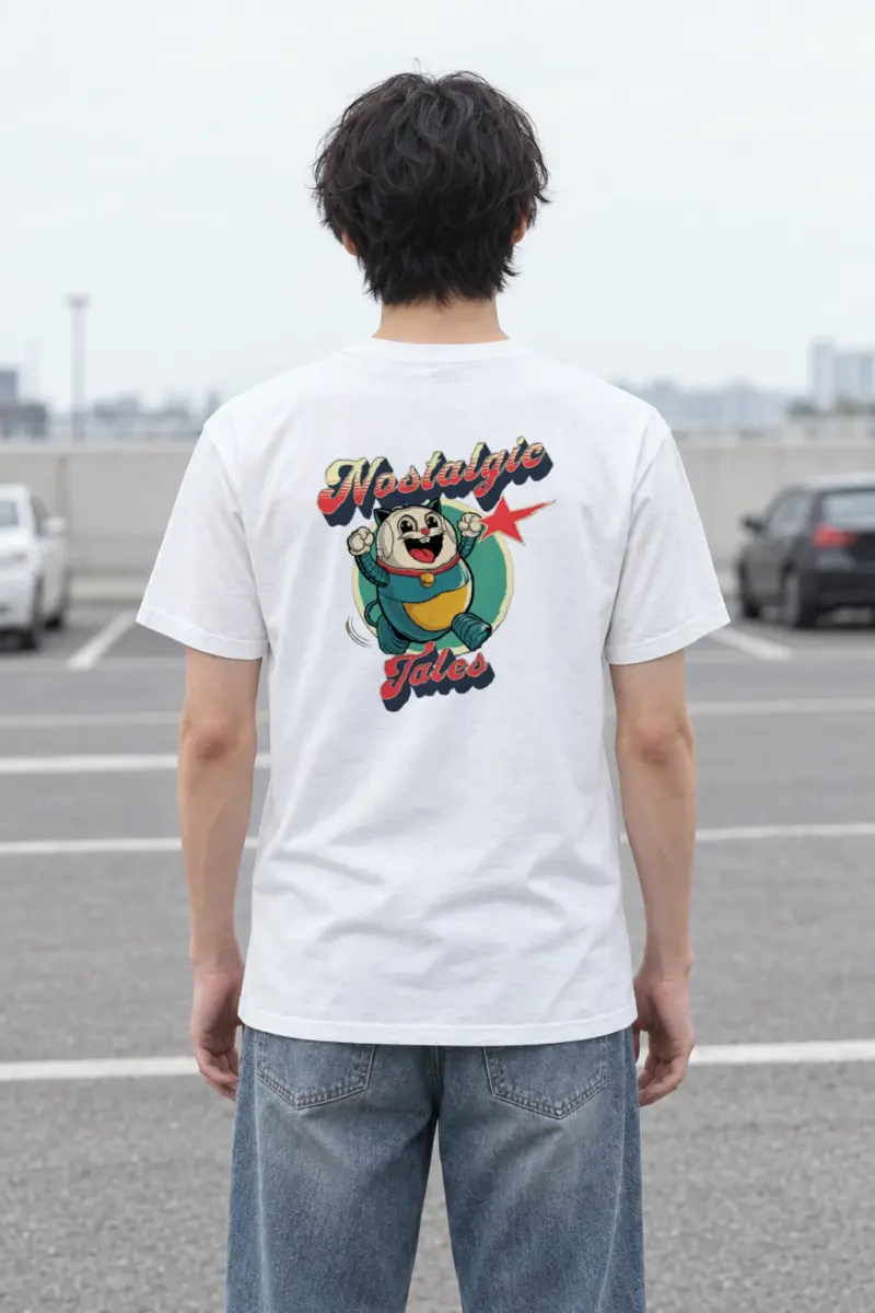 "Nostalgic Tales" Heavyweight Unisex Crewneck T-shirt