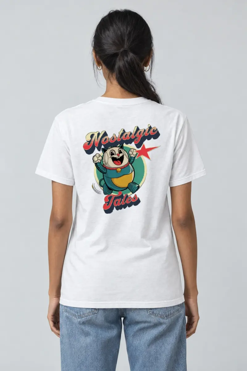 "Nostalgic Tales" Heavyweight Unisex Crewneck T-shirt | Gildan 5000