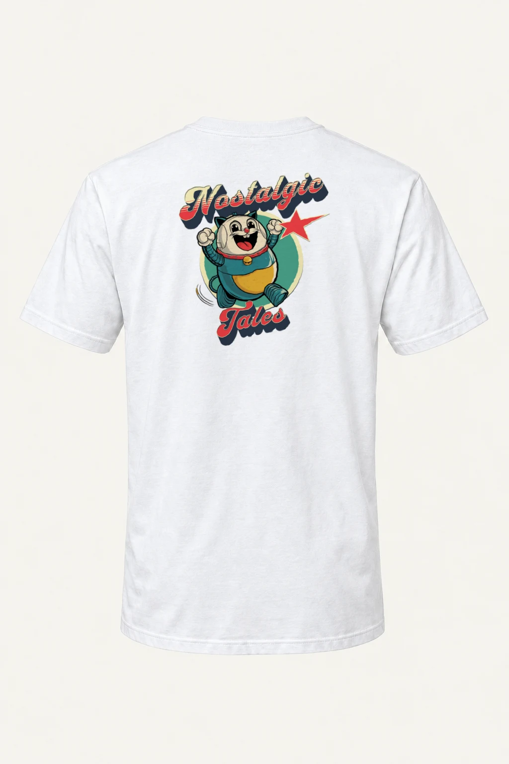 "Nostalgic Tales" Heavyweight Unisex Crewneck T-shirt | Gildan 5000