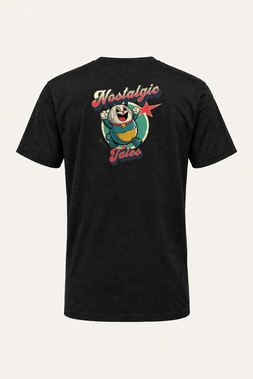 "Nostalgic Tales" Heavyweight Unisex Crewneck T-shirt | Gildan 5000