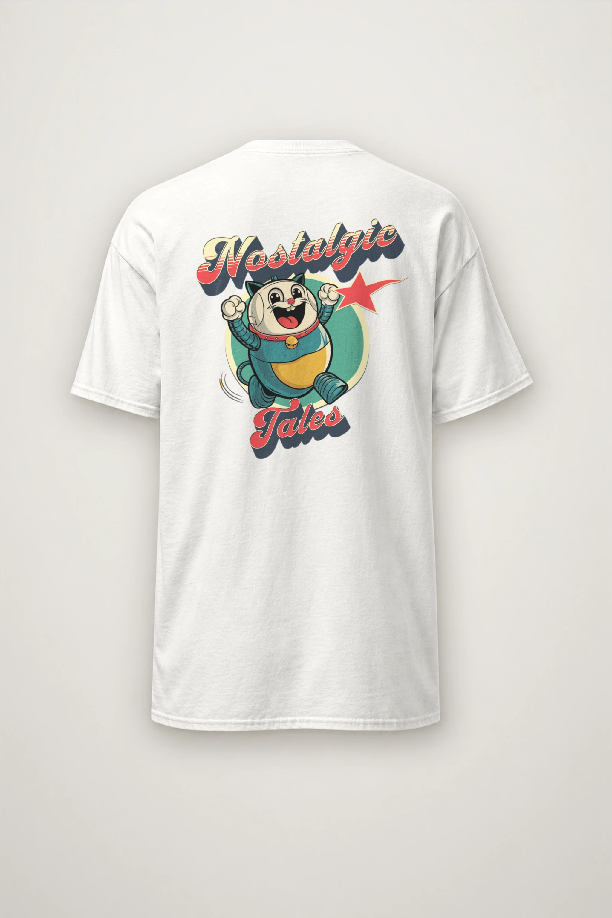 "Nostalgic Tales" Heavyweight Unisex Crewneck T-shirt