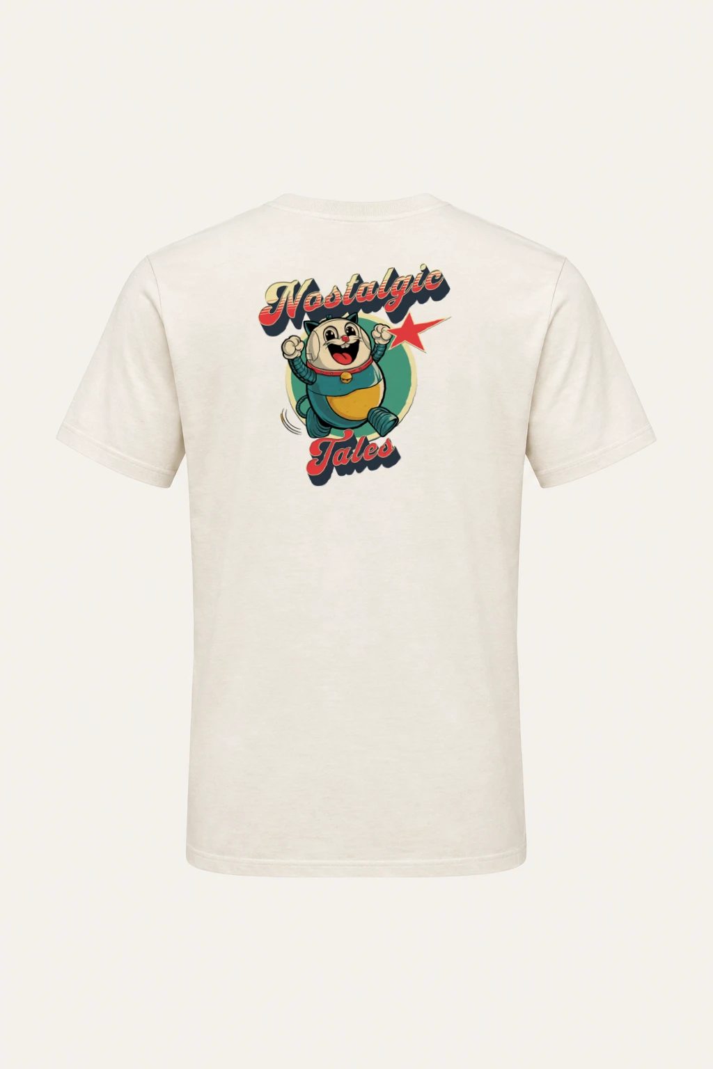 "Nostalgic Tales" Heavyweight Unisex Crewneck T-shirt | Gildan 5000