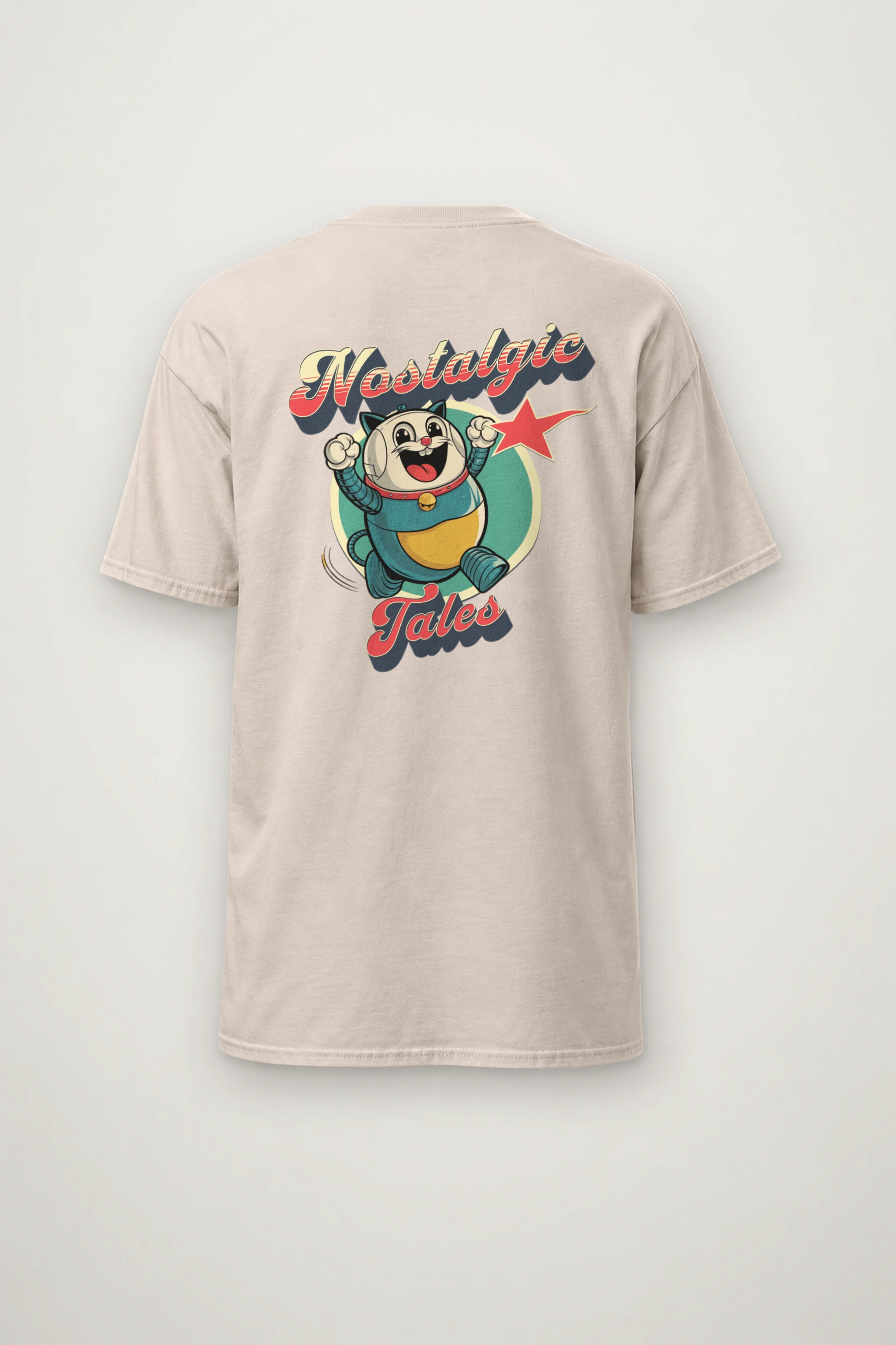 "Nostalgic Tales" Heavyweight Unisex Crewneck T-shirt