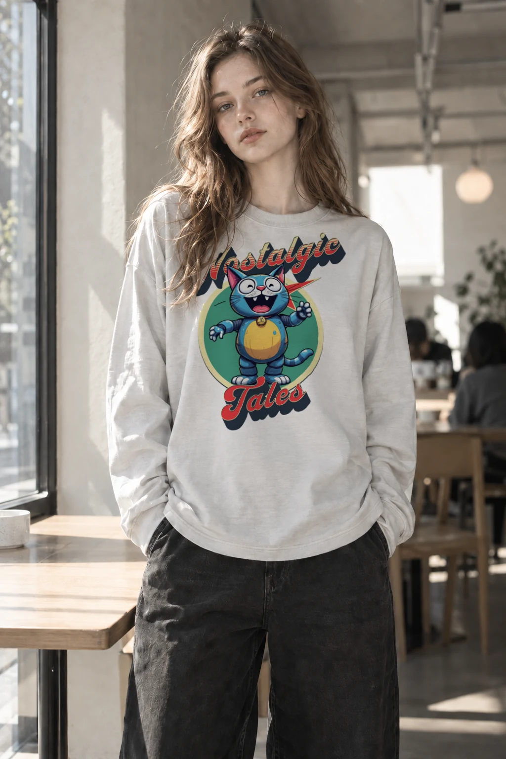 "Nostalgic Tales" Unisex Longsleeve T-shirt | Gildan 2400