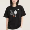 "Not a Care" Heavyweight Unisex Crewneck T-shirt | Gildan 5000