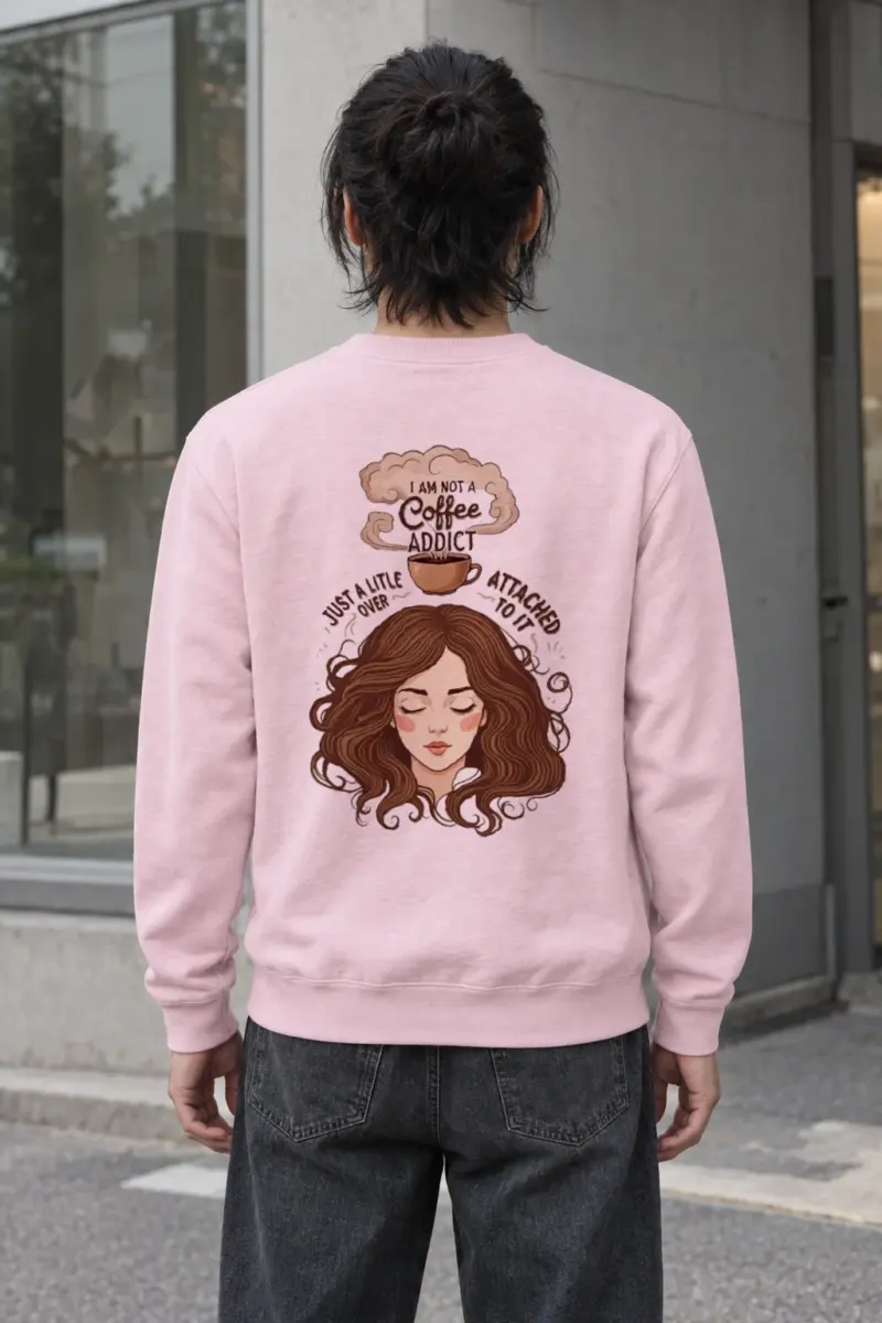"Not a Coffee Addict" Heavy Blend Unisex Crewneck Sweatshirt