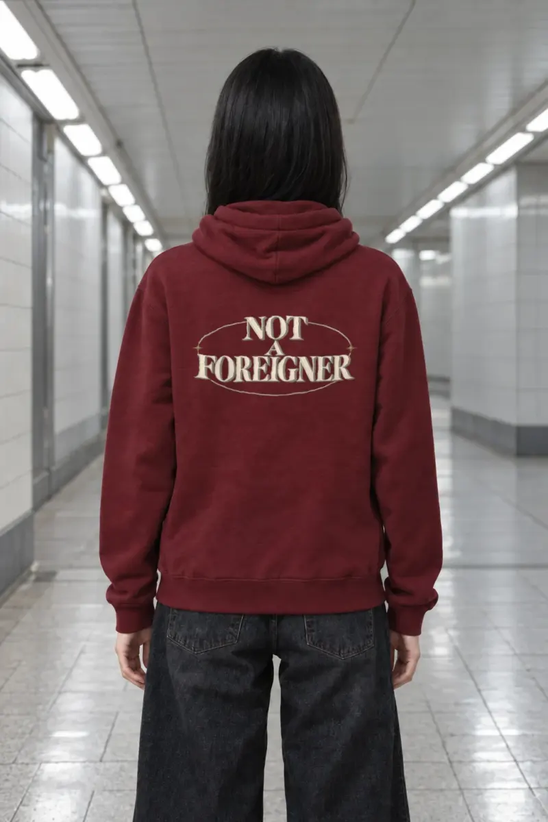 "Not a Foreigner" Heavy Blend Unisex Pullover Hoodie