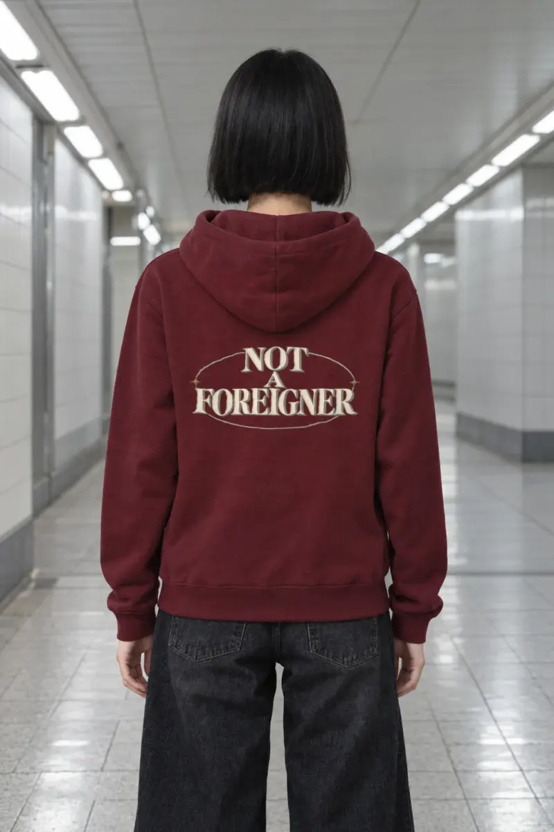 "Not a Foreigner" Heavy Blend Unisex Pullover Hoodie
