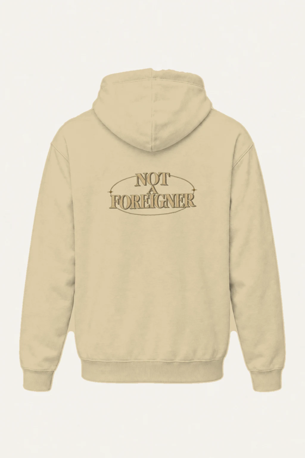 "Not a Foreigner" Heavy Blend Unisex Pullover Hoodie | Gildan 18500