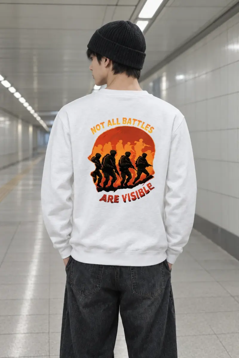 "Not All Battles" Heavy Blend Unisex Crewneck Sweatshirt