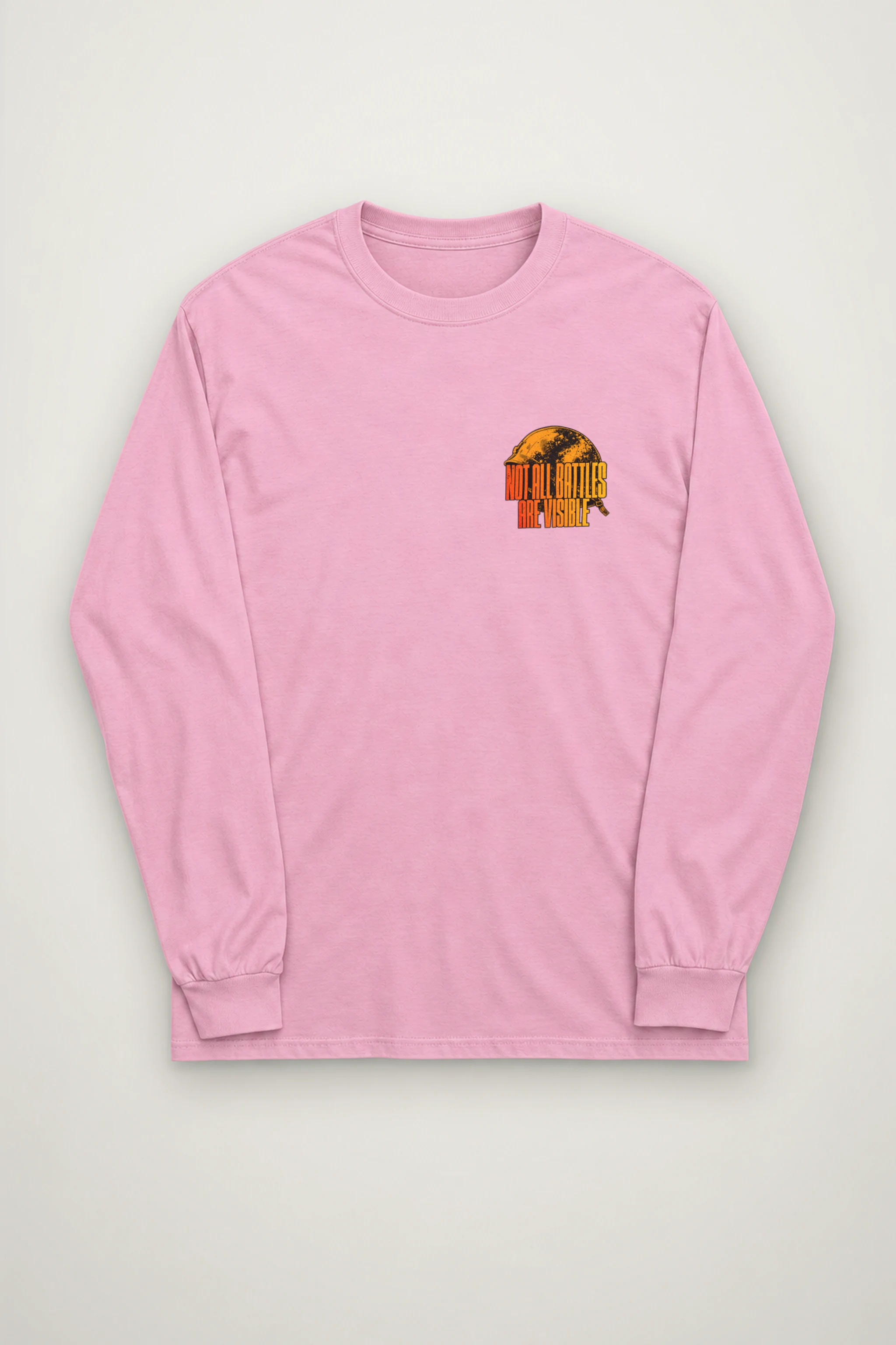 "Not All Battles Visible" Unisex Longsleeve T-shirt