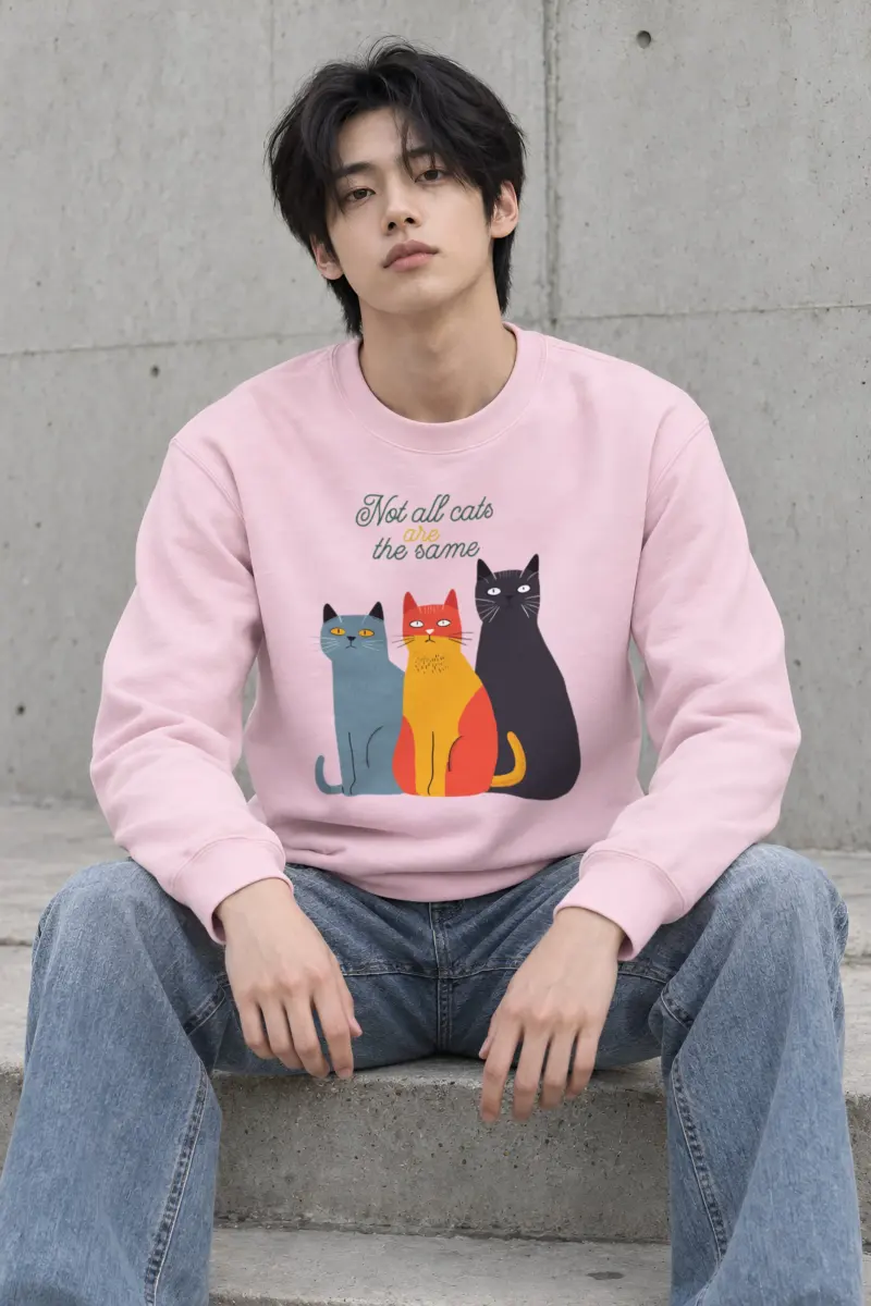 "Not All Cats" Heavy Blend Unisex Crewneck Sweatshirt