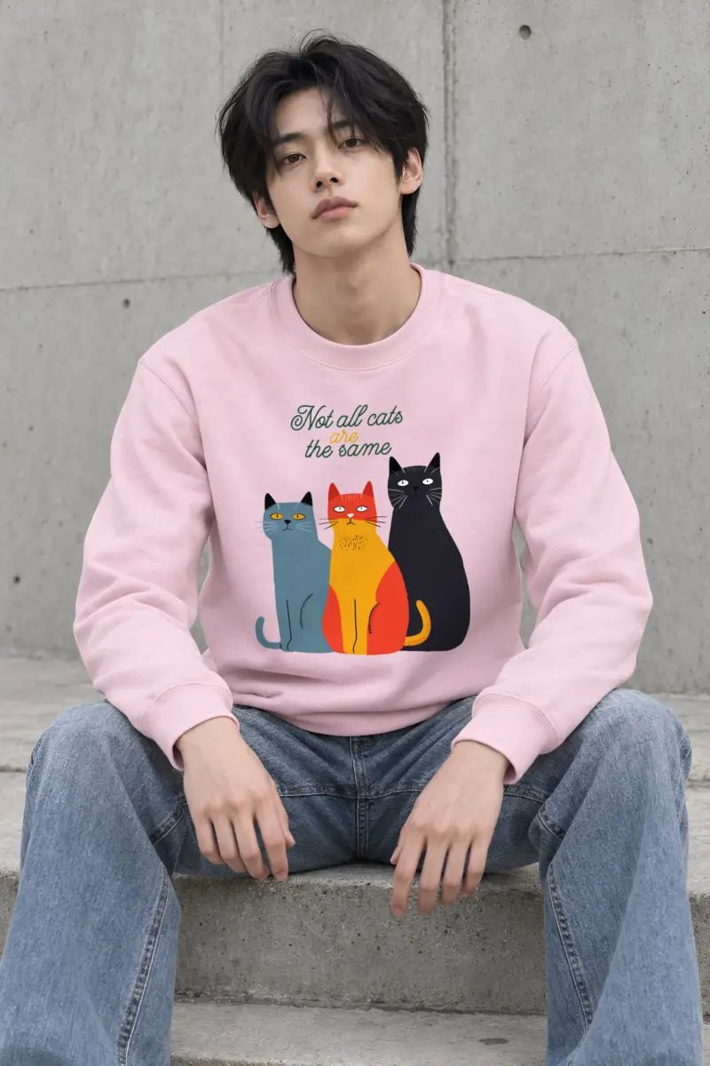 "Not All Cats" Heavy Blend Unisex Crewneck Sweatshirt