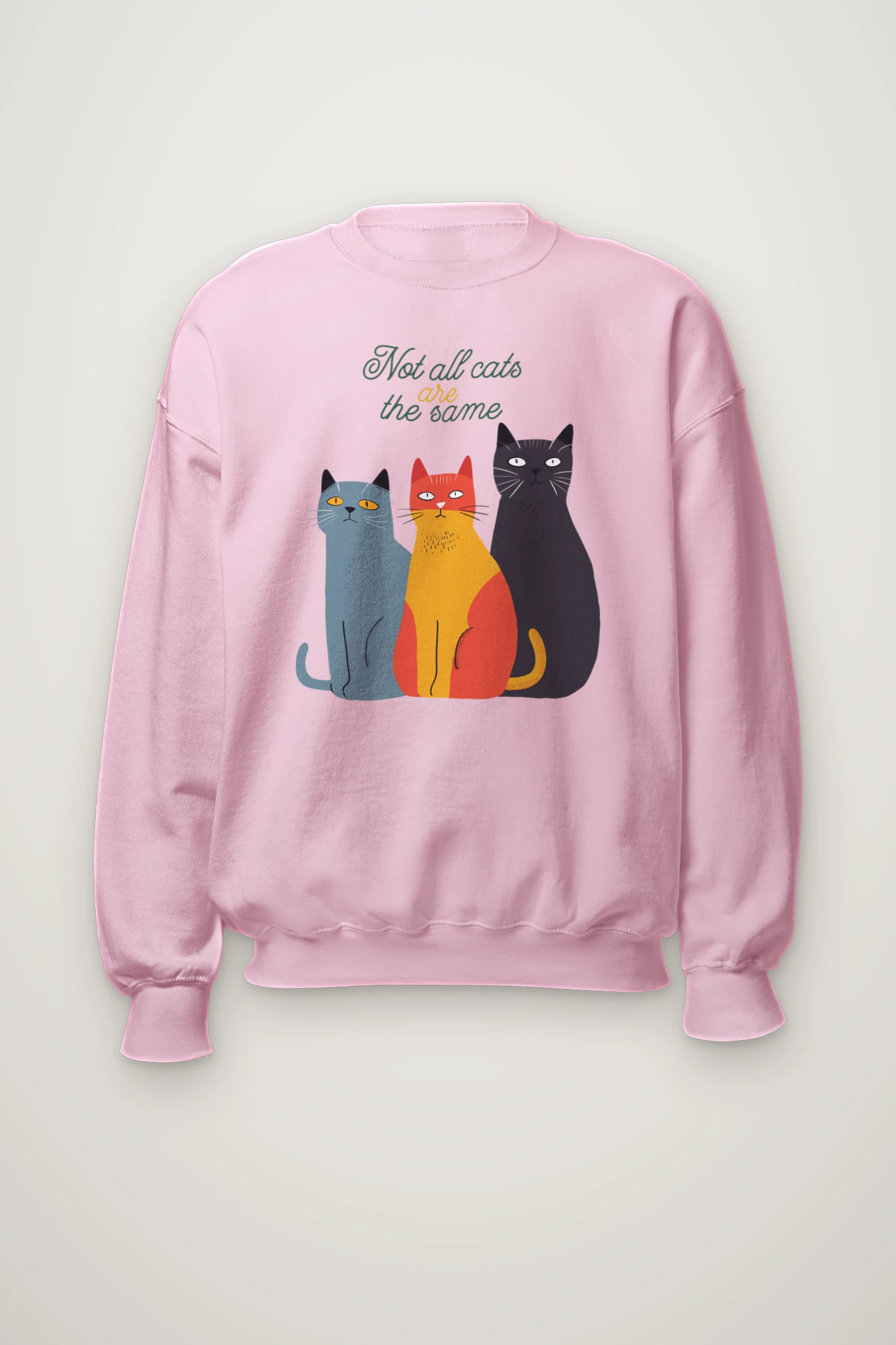 "Not All Cats" Heavy Blend Unisex Crewneck Sweatshirt
