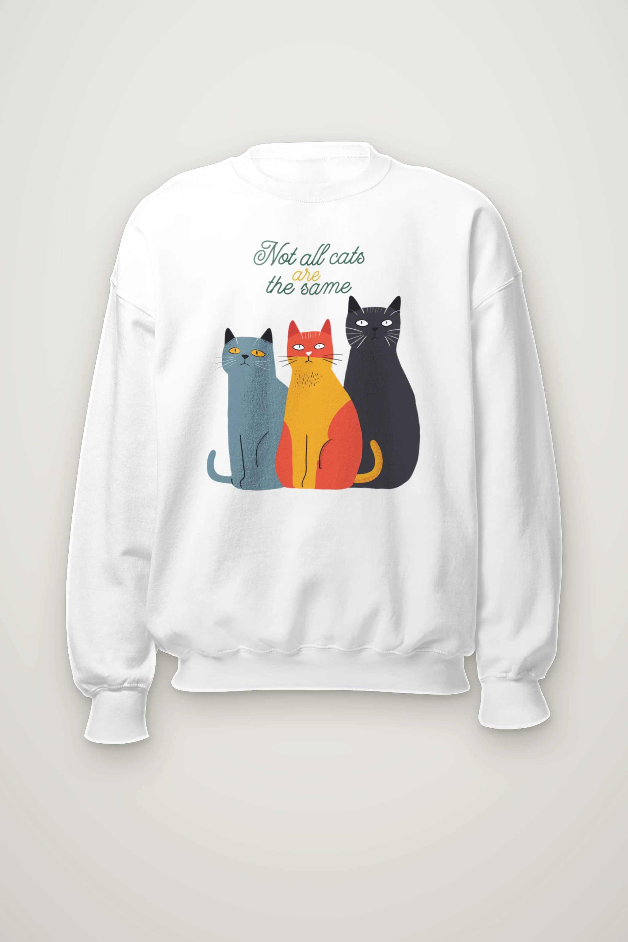 "Not All Cats" Heavy Blend Unisex Crewneck Sweatshirt