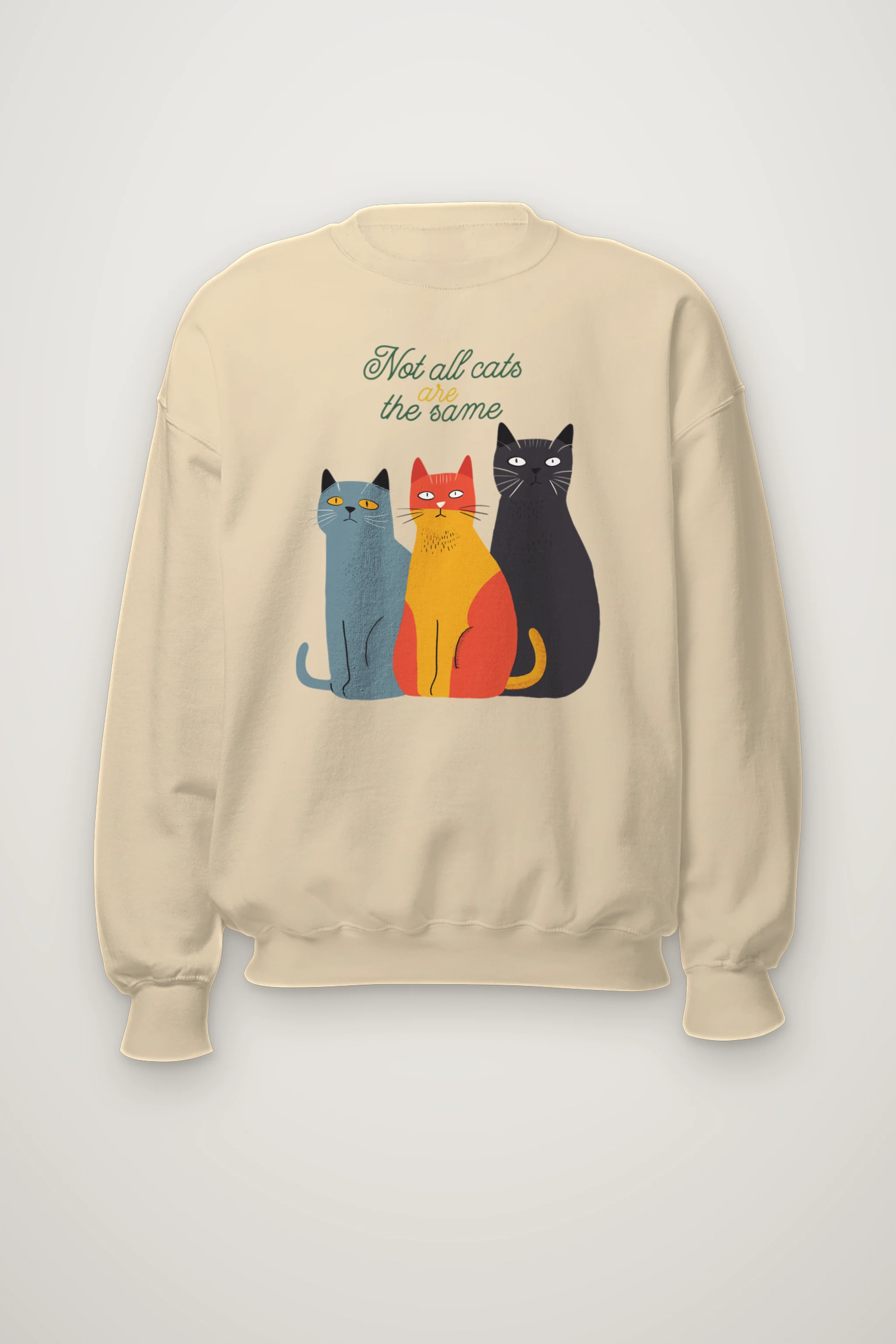 "Not All Cats" Heavy Blend Unisex Crewneck Sweatshirt
