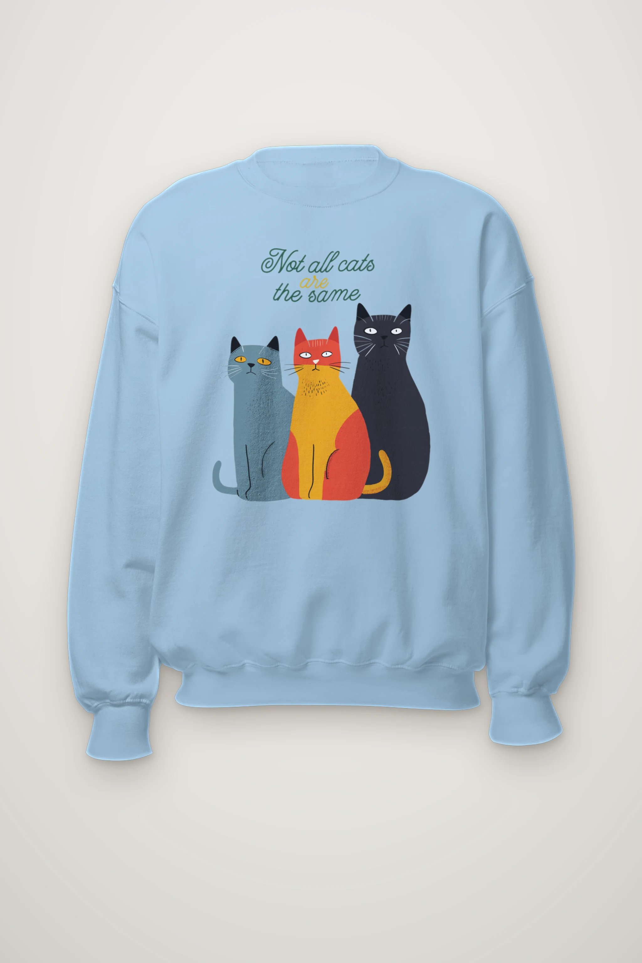 "Not All Cats" Heavy Blend Unisex Crewneck Sweatshirt