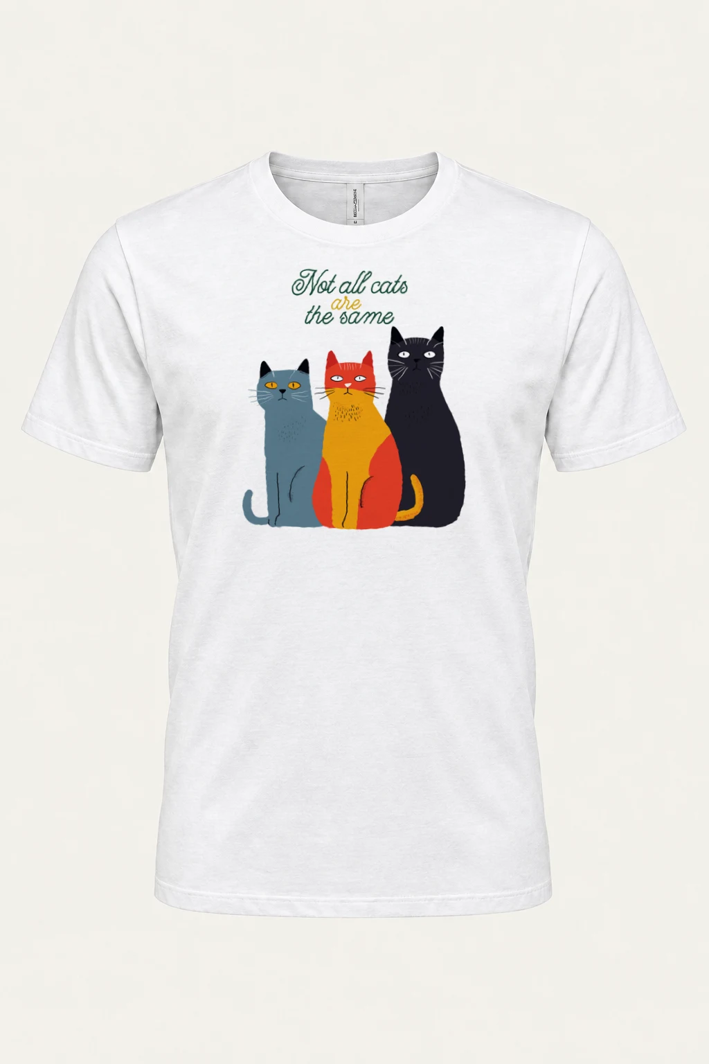 "Not All Cats" Heavyweight Unisex Crewneck T-shirt | Gildan 5000