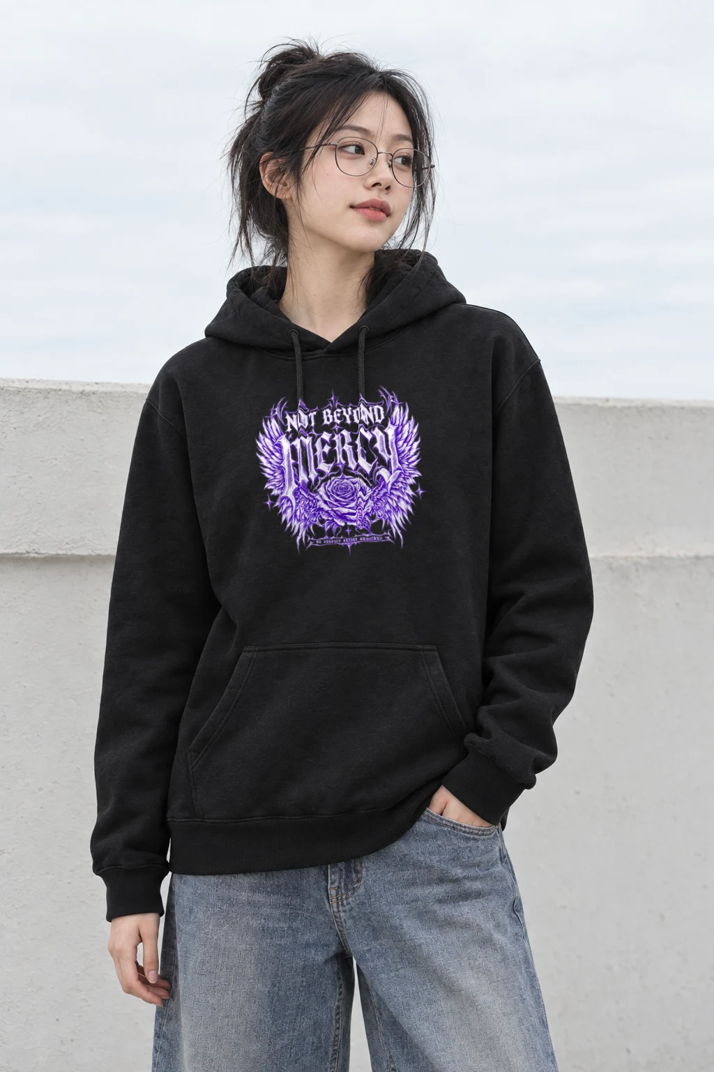 "Not Beyond Mercy" Heavy Blend Unisex Pullover Hoodie