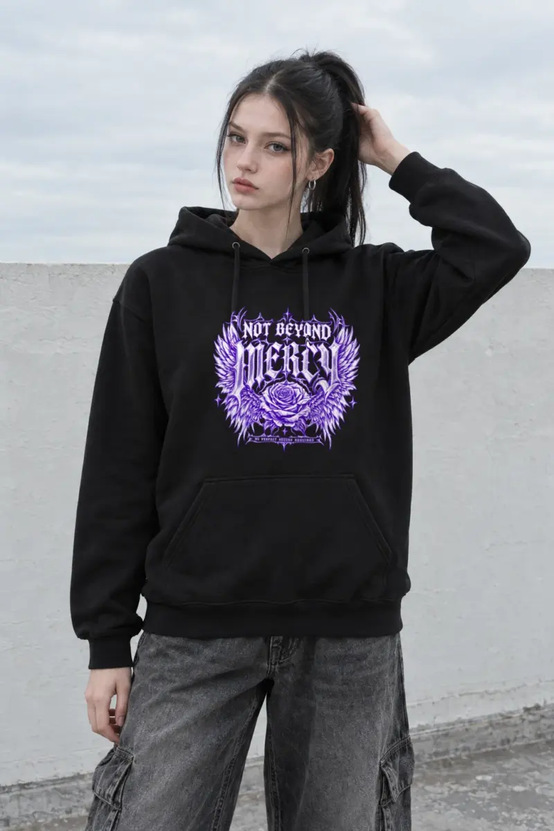 "Not Beyond Mercy" Heavy Blend Unisex Pullover Hoodie