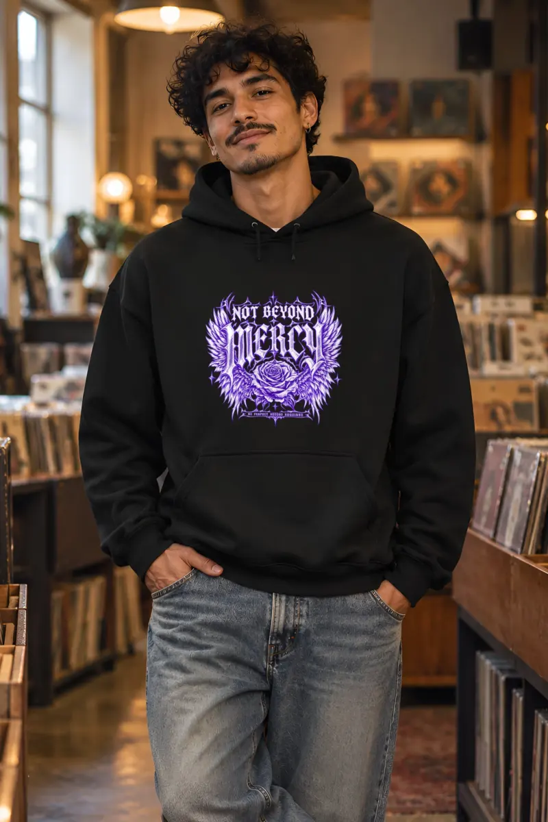 "Not Beyond Mercy" Heavy Blend Unisex Pullover Hoodie