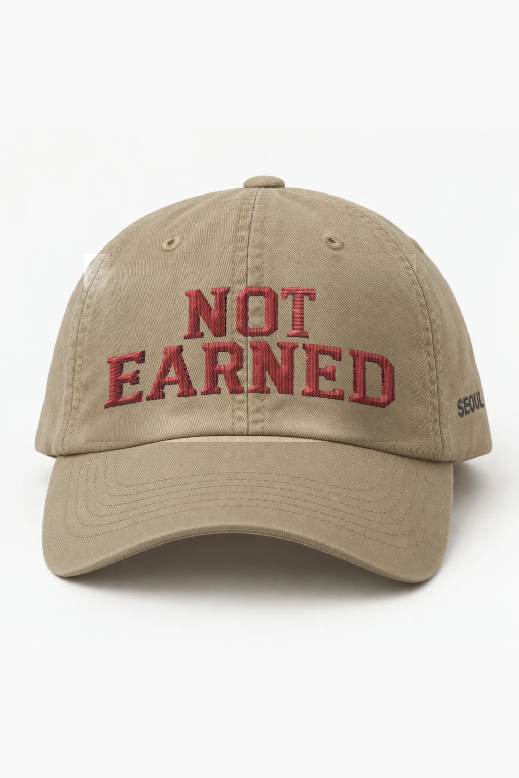 "Not Earned" Classic Dad Hat · Embroidered