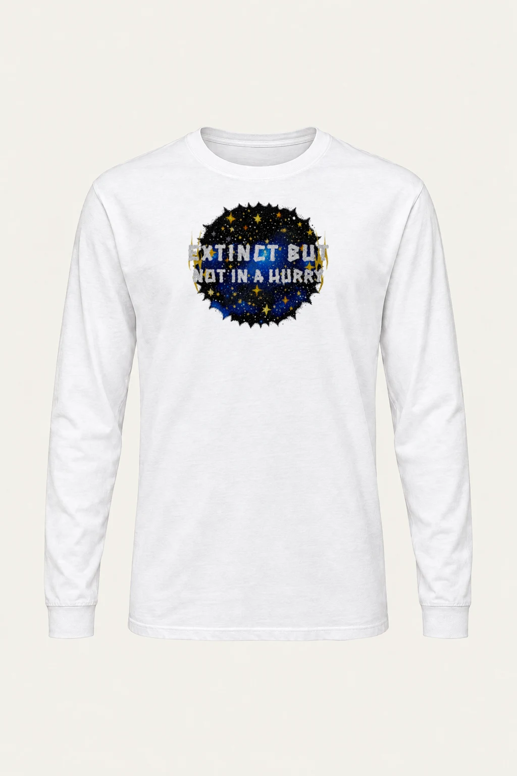 "Not In A Hurry" Unisex Longsleeve T-shirt | Gildan 2400
