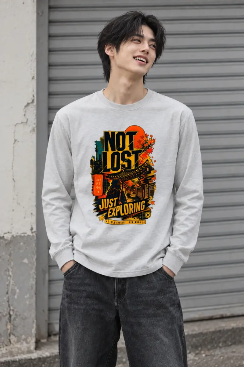"Not Lost Exploring" Unisex Longsleeve T-shirt