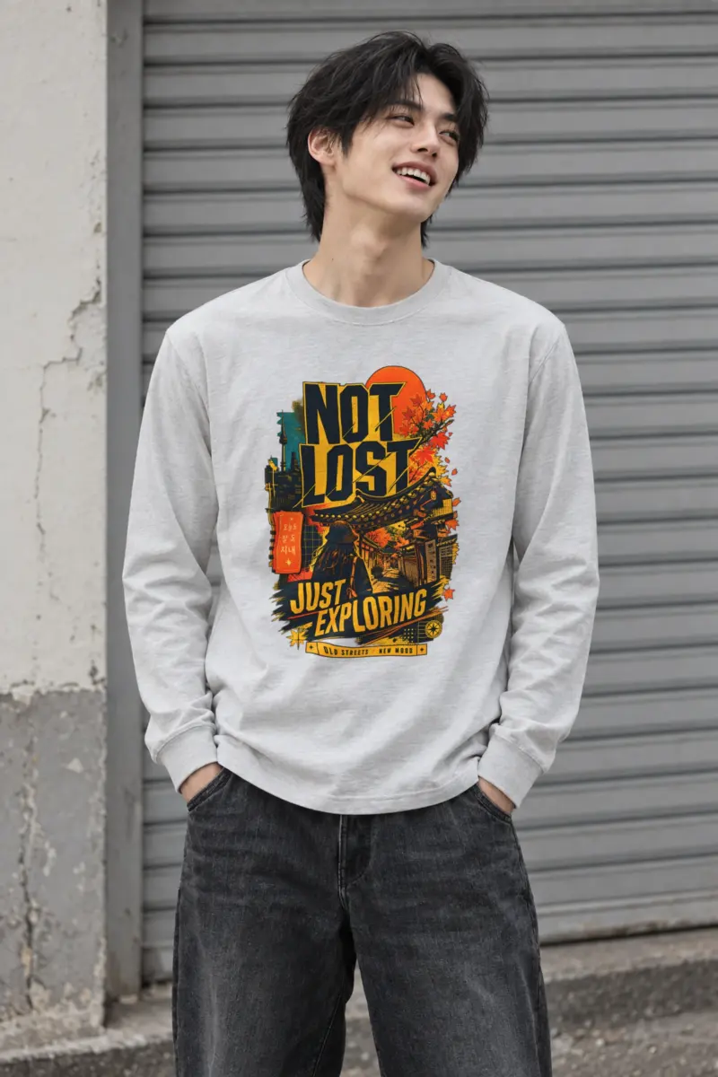 "Not Lost Exploring" Unisex Longsleeve T-shirt