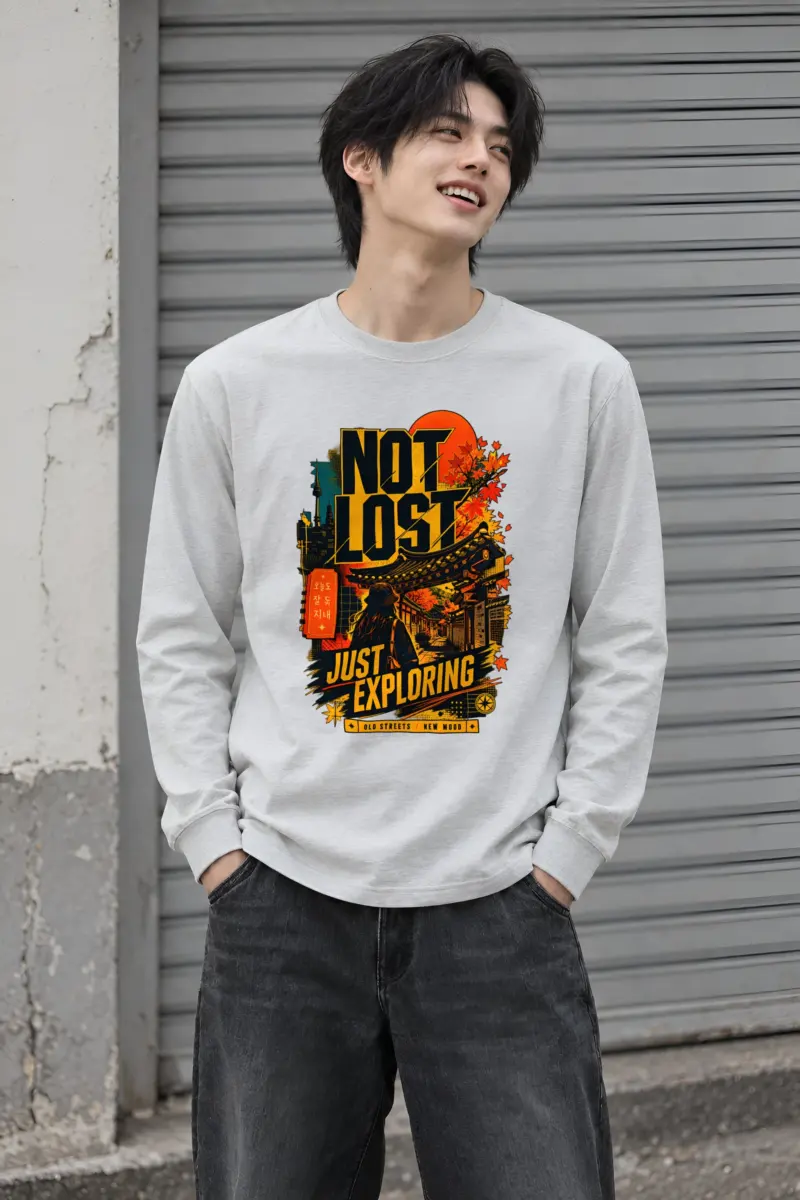 "Not Lost Exploring" Unisex Longsleeve T-shirt