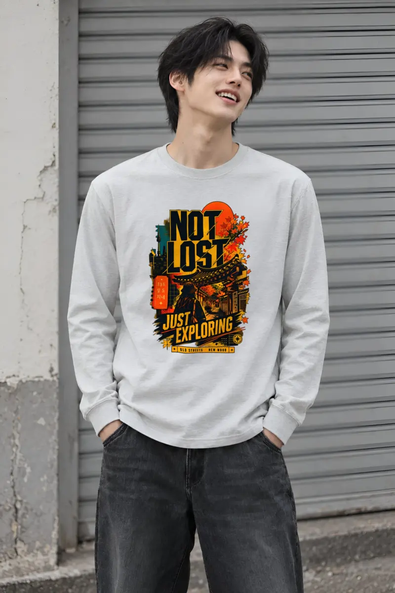 "Not Lost Exploring" Unisex Longsleeve T-shirt