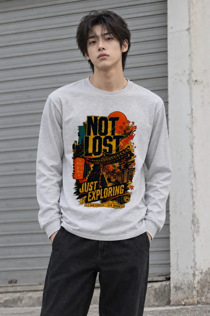 "Not Lost Exploring" Unisex Longsleeve T-shirt
