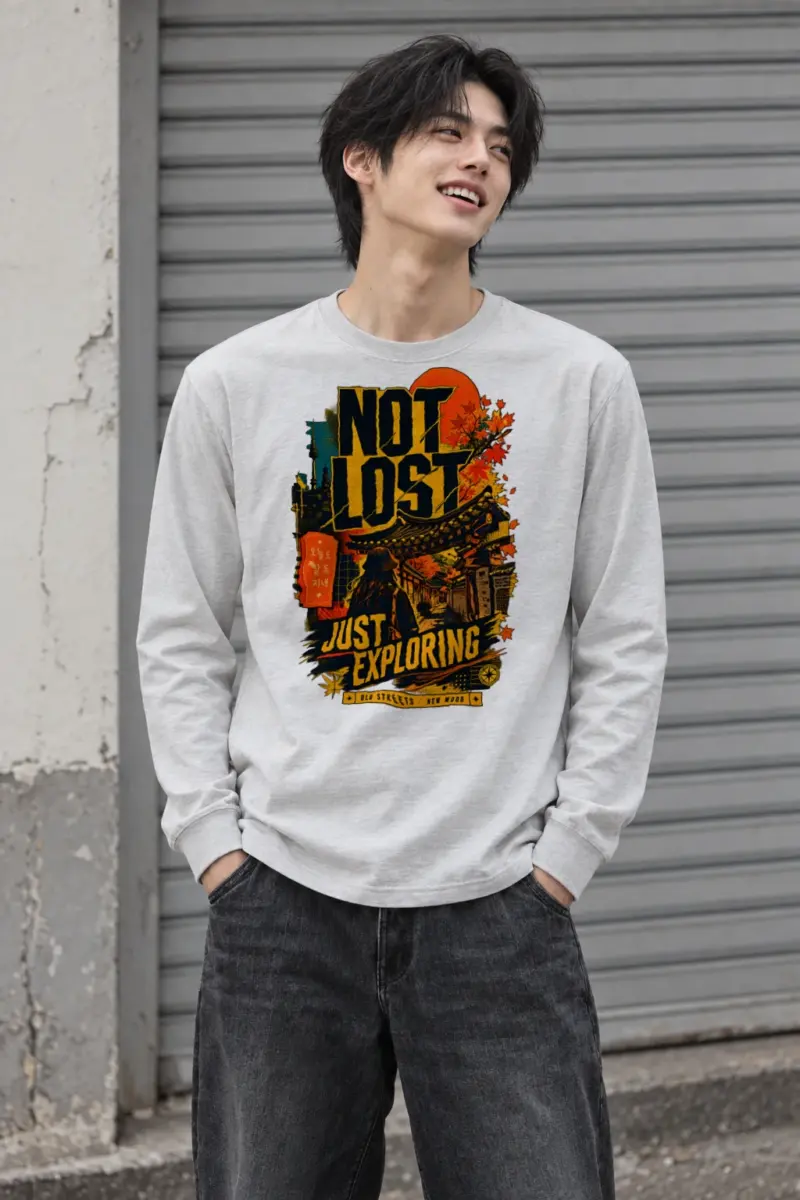 "Not Lost Exploring" Unisex Longsleeve T-shirt