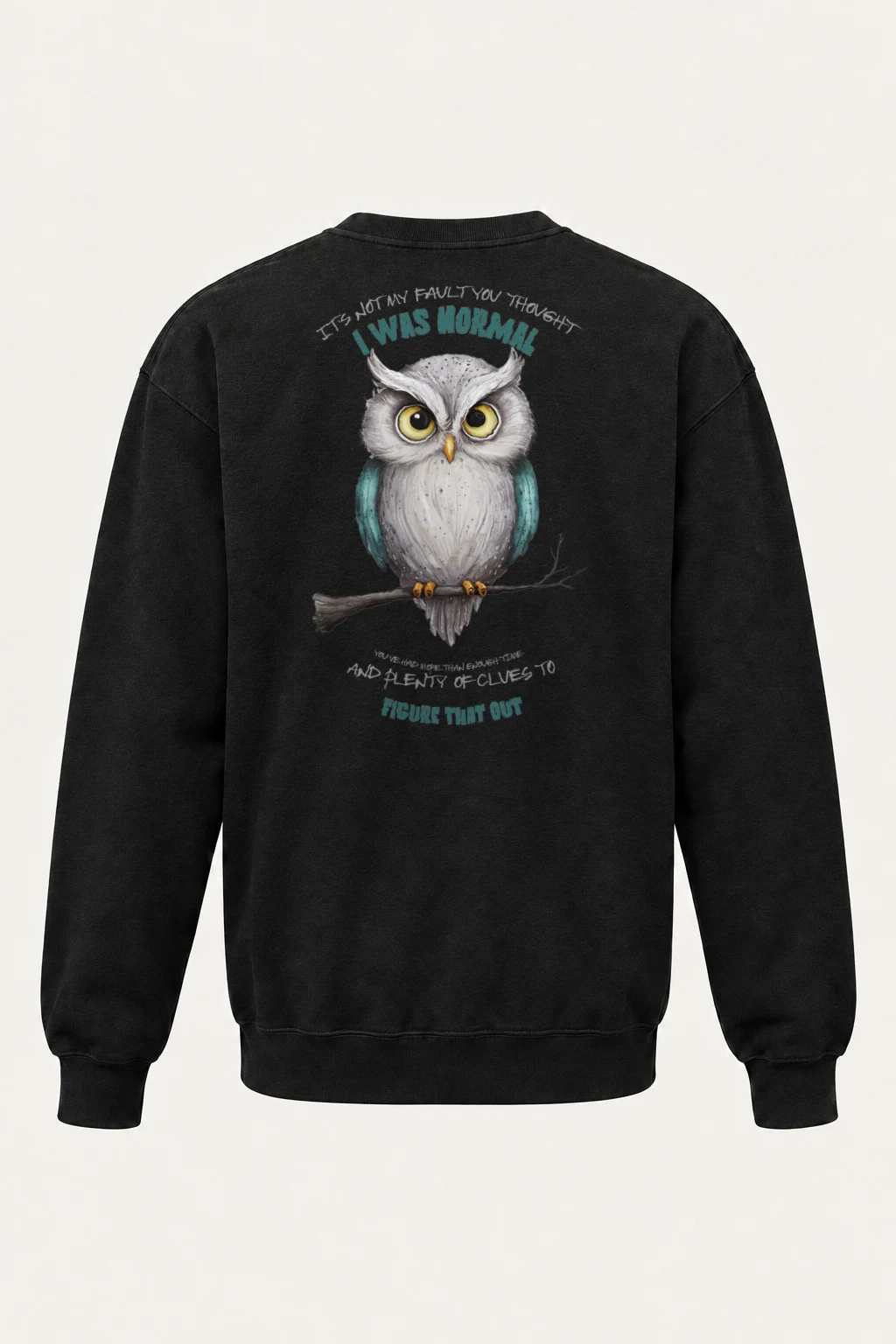 "Not My Fault" Heavy Blend Unisex Crewneck Sweatshirt | Gildan 18000