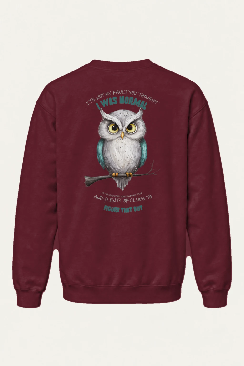 "Not My Fault" Heavy Blend Unisex Crewneck Sweatshirt | Gildan 18000