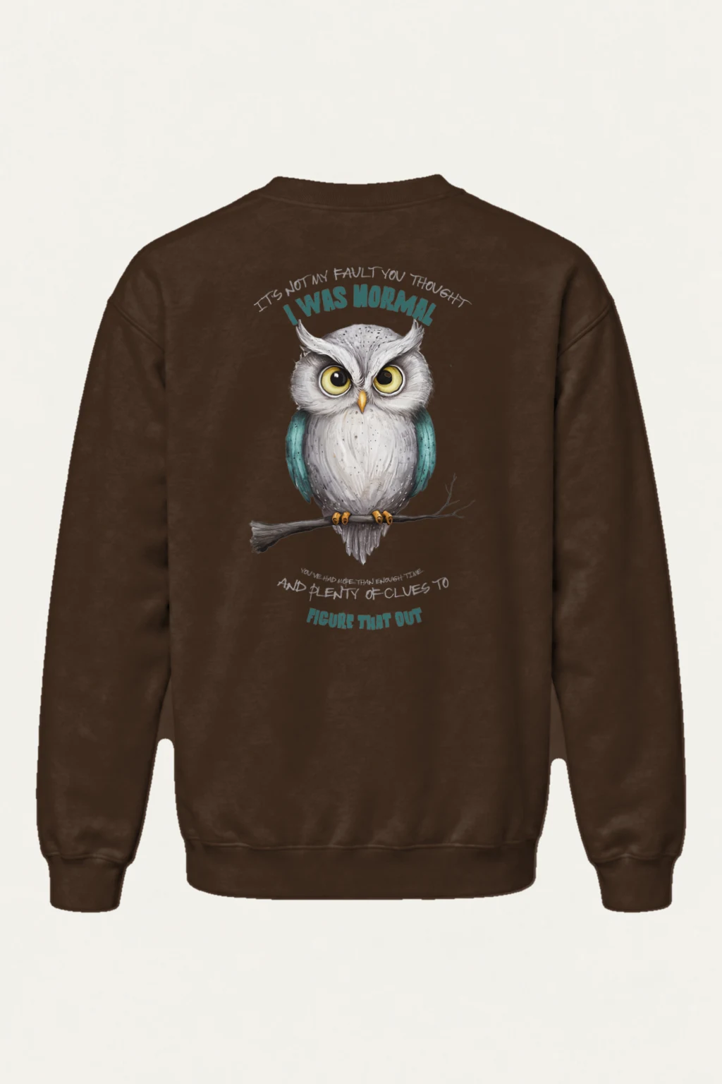 "Not My Fault" Heavy Blend Unisex Crewneck Sweatshirt | Gildan 18000