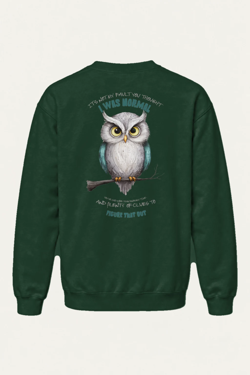 "Not My Fault" Heavy Blend Unisex Crewneck Sweatshirt | Gildan 18000