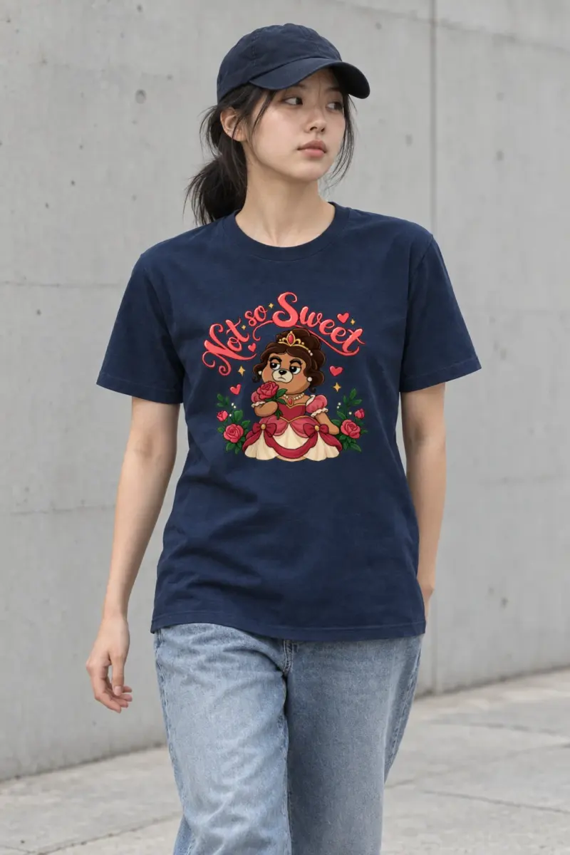 "Not So Sweet" Heavyweight Unisex Crewneck T-shirt | Gildan 5000