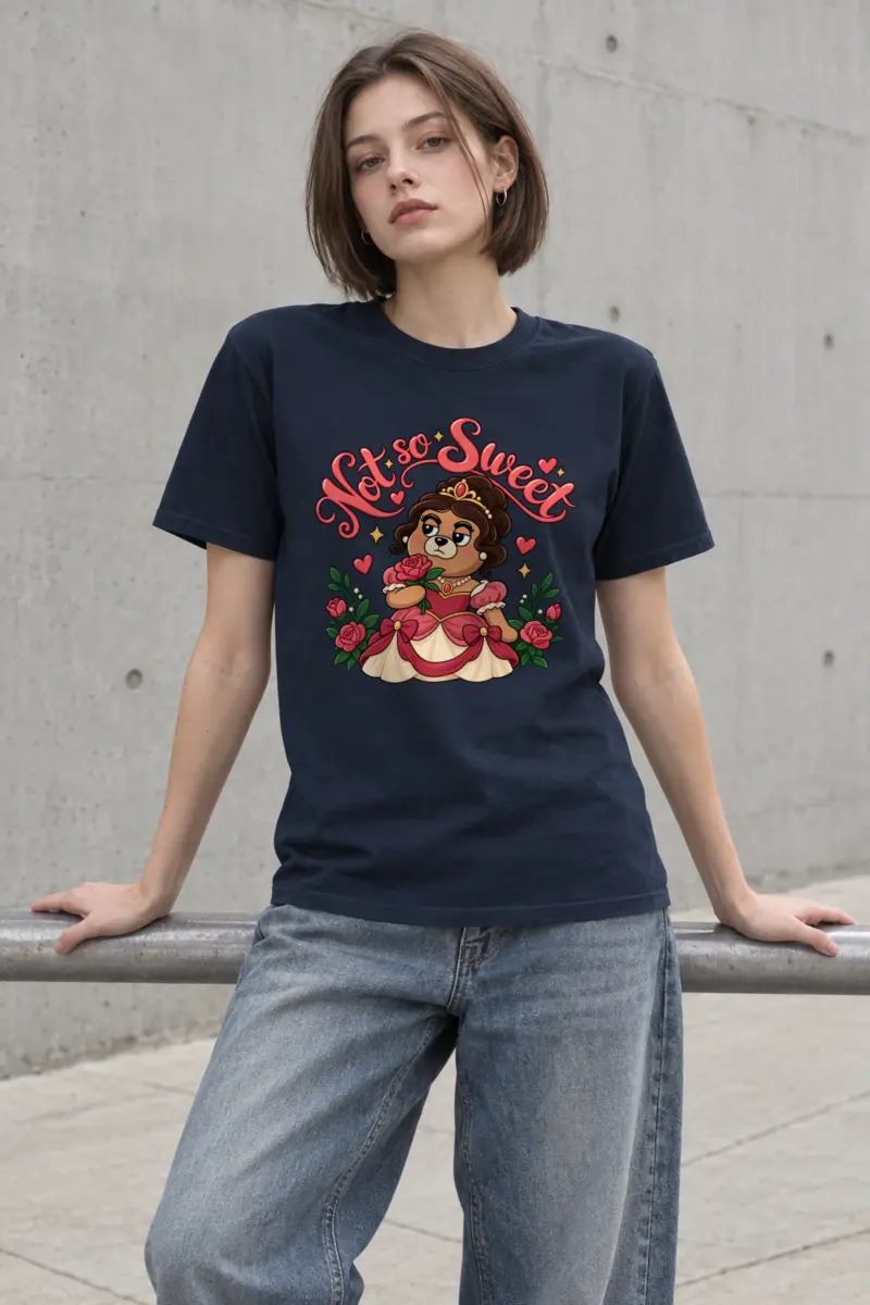"Not So Sweet" Heavyweight Unisex Crewneck T-shirt